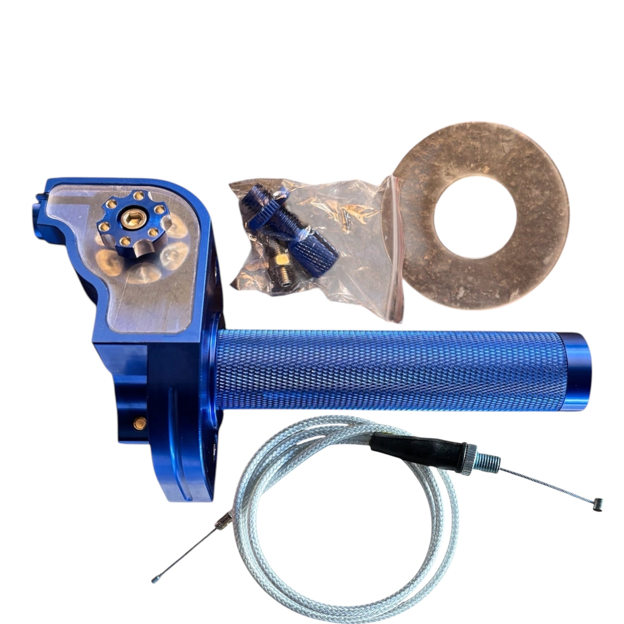 Premium 22mm CNC Pikakaasukahva + Vaijeri