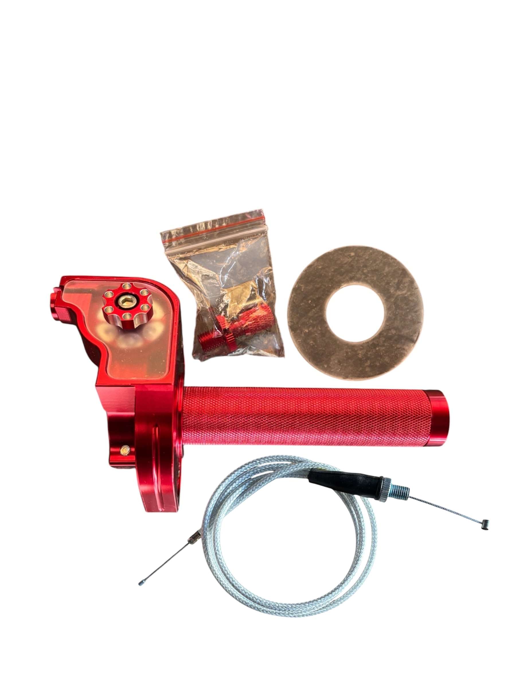 Premium 22mm CNC Pikakaasukahva + Vaijeri